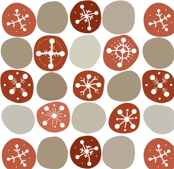 Snowflake pattern. — Stock Vector