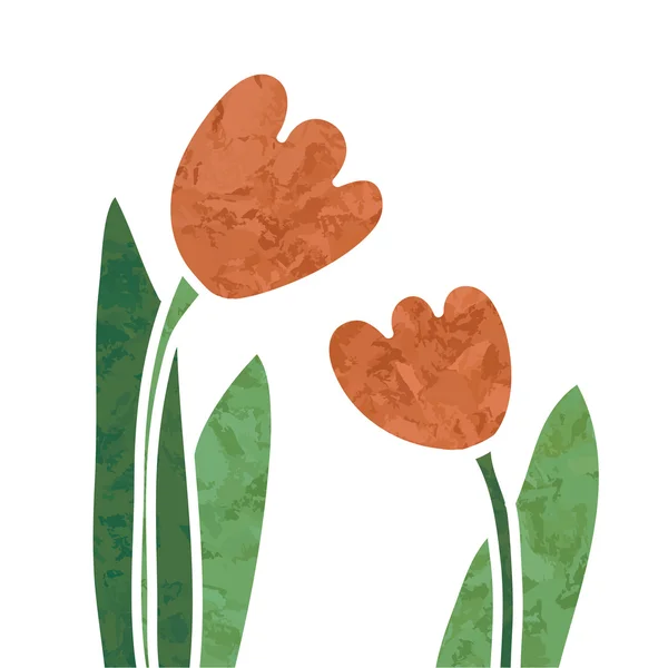 Bloemen achtergrond — Stockvector