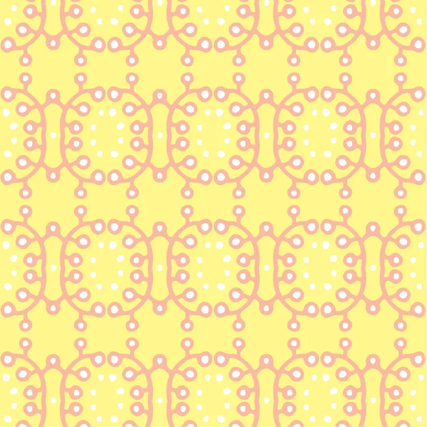 Patrón floral abstracto — Vector de stock