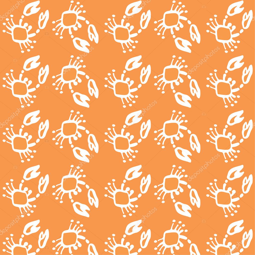 Crab pattern.