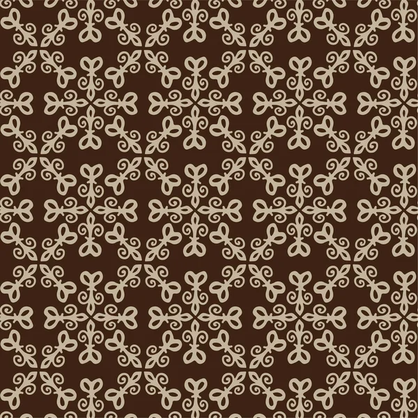 Snowflake pattern. Retro design. — Stock Vector