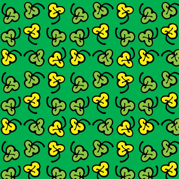 Seamless texture with leaves — Stockvector