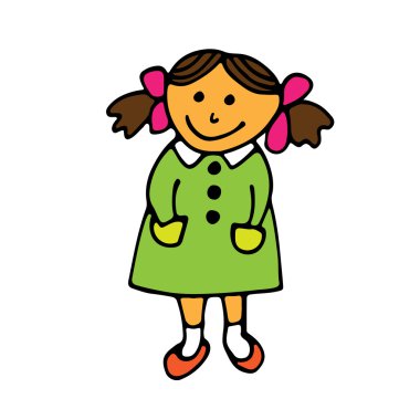 küçük kız simgesi.