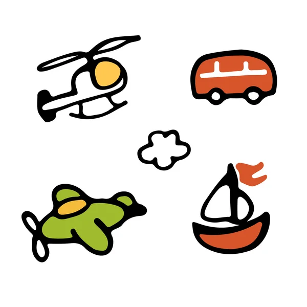 Icono de transporte. — Vector de stock