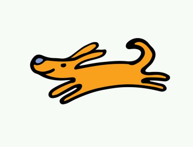 dost canlısı küçük bir köpek.