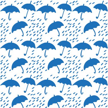 şemsiye ve yağmur .