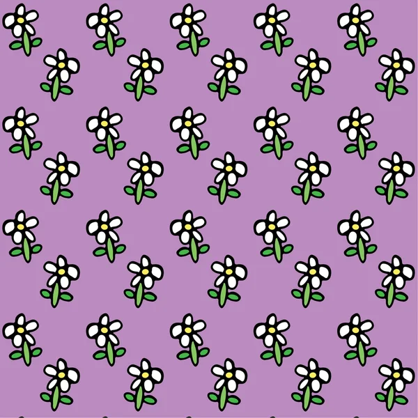 Modèle de fleur abstrait . — Image vectorielle