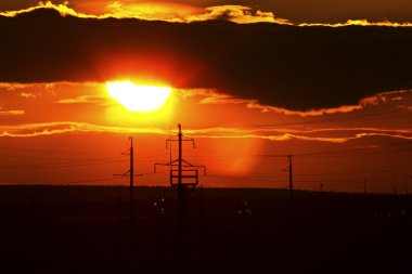 gün batımı dikmesi