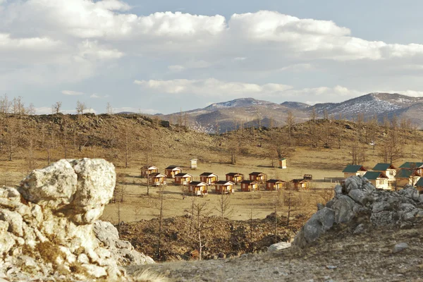 Село краєвид — стокове фото