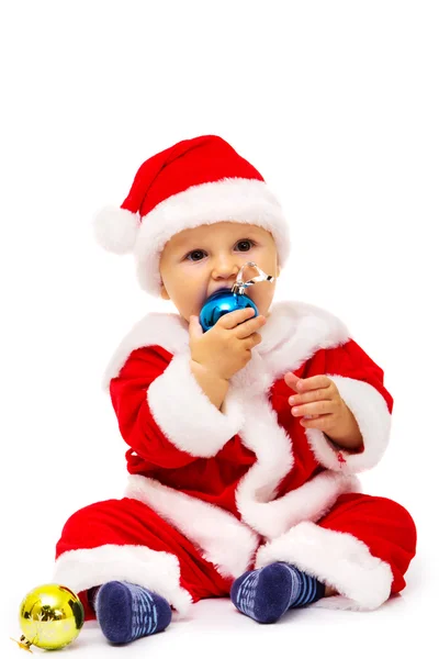 Der kleine süße Weihnachtsmann — Stockfoto