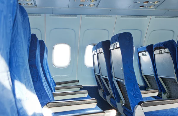 Chairs in the plane — Stock Photo, Image