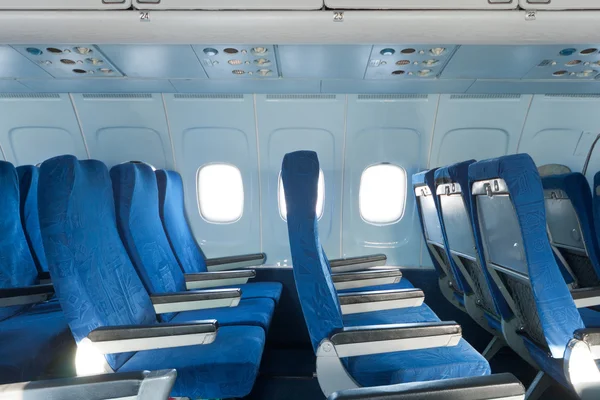 Chairs in the plane — Stock Photo, Image