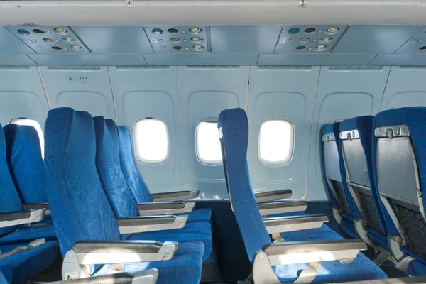 Chairs in the plane — Stock Photo, Image