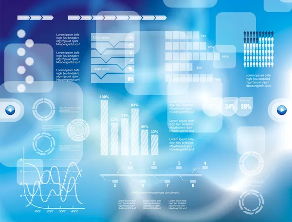 Hintergrund moderner virtueller Technologie — Stockvektor