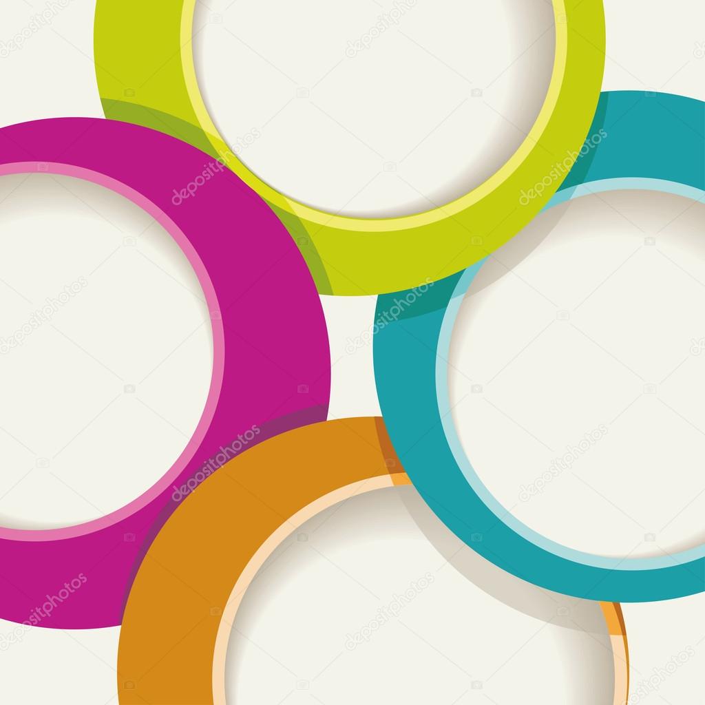 Circle background for a poster or brochure