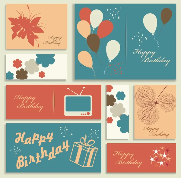 Illustrazione per il biglietto di auguri . — Vettoriale Stock