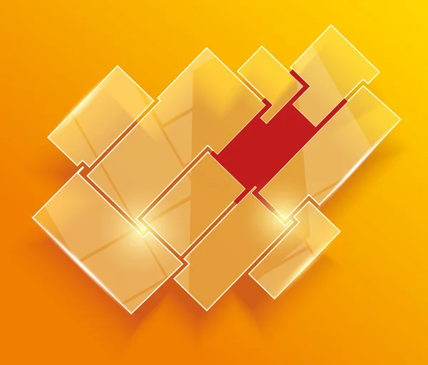 Plano de fundo laranja abstrato site padrão —  Vetores de Stock