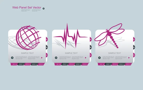 Webbdesign ram vektor — Stock vektor