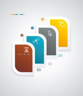 Modern konuşma balonu şablon biçimi.