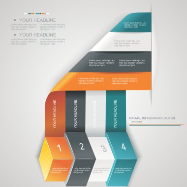 Modern seçenekler afiş