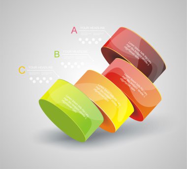 zaman satırı tasarım şablonu ile diyagram koymak.