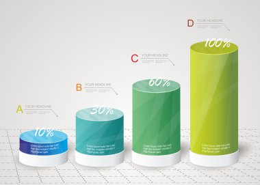 zaman satırı tasarım şablonu ile diyagram koymak.