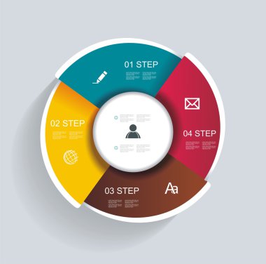 sunular 3B tasarım infographics