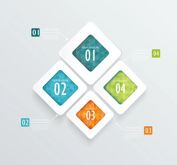 Zakelijke cirkeldiagram voor documenten en rapporten voor documenten — Stockvector