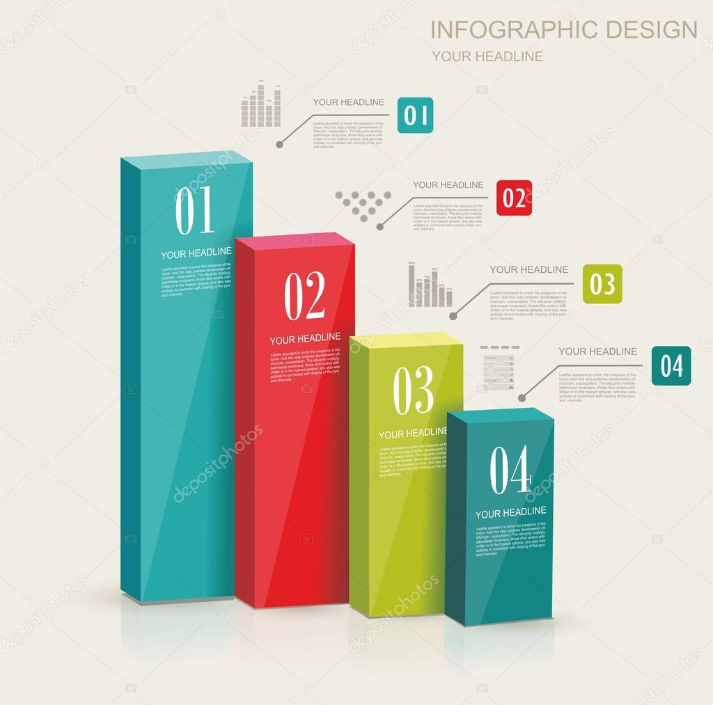 Modern infographics set. Diagram and Time Line design. 