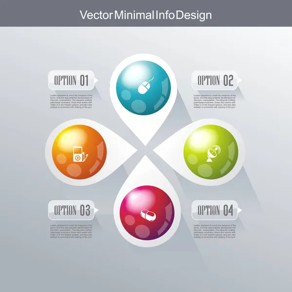 Web Banners Design Can Used Workflow Layout Diagram Number Options — Stock Vector