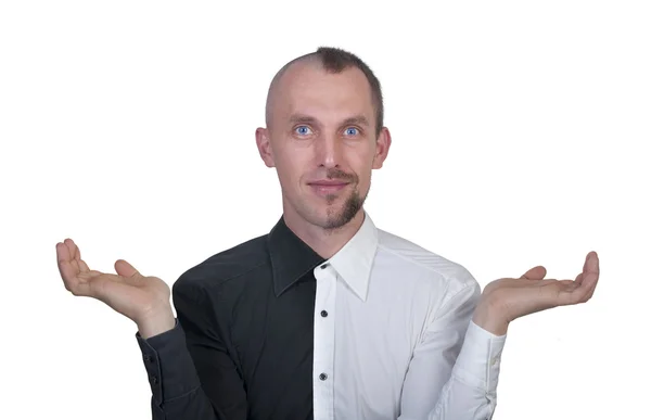 yarı tıraşlı adam