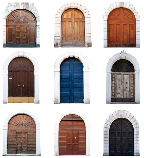 Vecchie porte in legno — Foto Stock