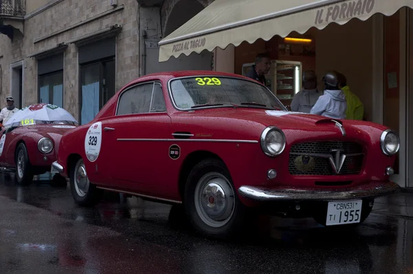 Mille miglia 2013, Fiat 1100 a 1955 costruito — Foto Stock