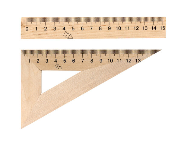 Two measuring rulers