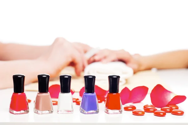 Spa delle mani. Concetto manicure — Foto Stock