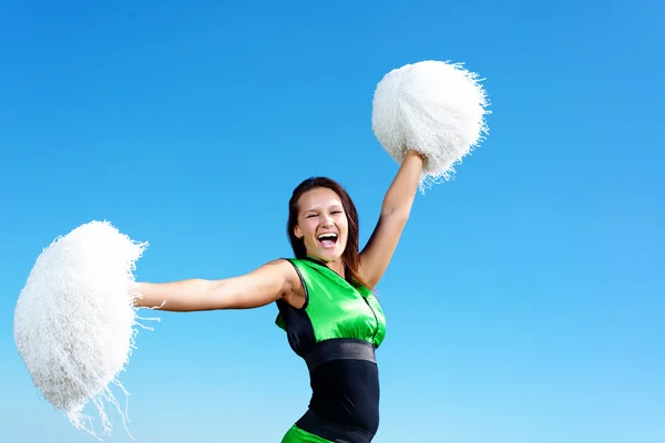 Cheerleader Mädchen — Stockfoto