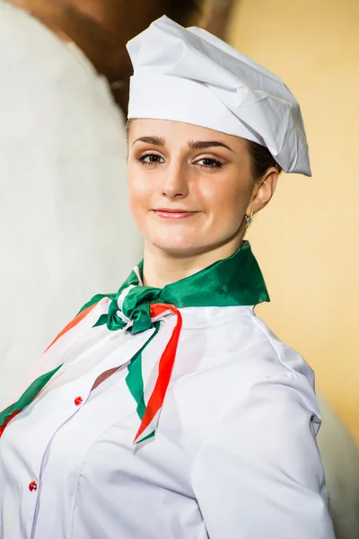 Portret van een kok — Stockfoto
