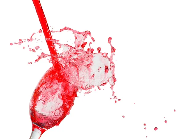 Glass of red juice — Stock Photo, Image