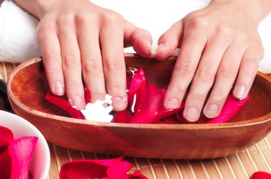 eller spa. Manikür kavramı