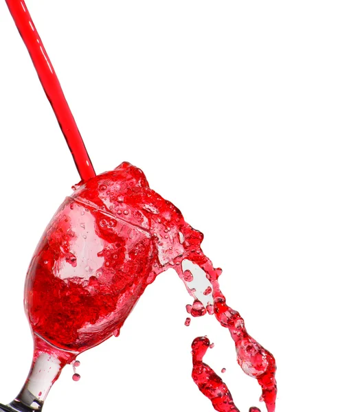 Vaso de jugo rojo —  Fotos de Stock