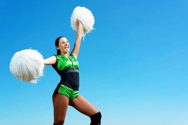 Cheerleader meisje — Stockfoto
