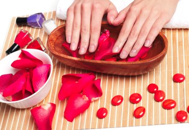 eller spa. Manikür kavramı