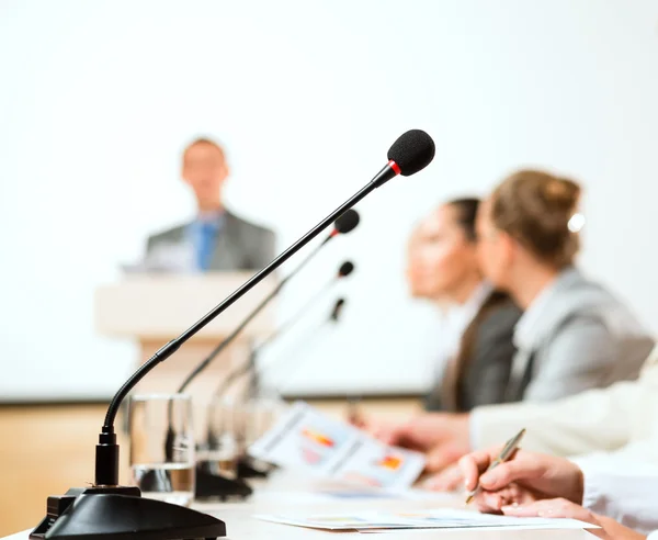 Close-up microphone, — Stock Photo, Image