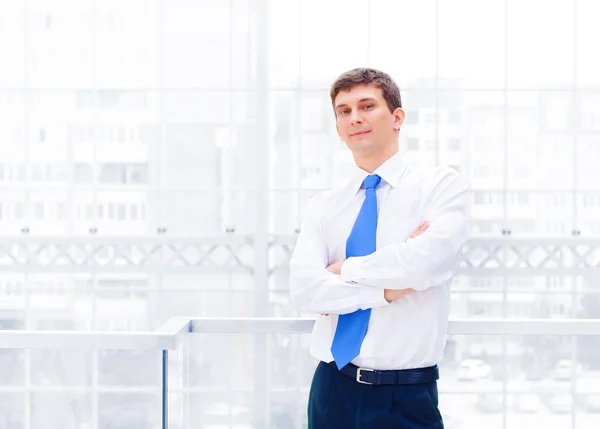 Smiling young business man — Stock Photo, Image