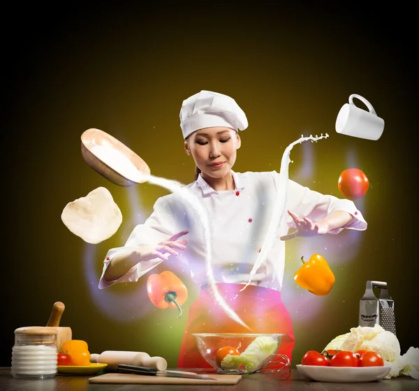 Magic in the kitchen — Stock Photo, Image