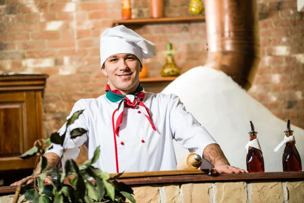 Retrato de un cocinero — Foto de Stock