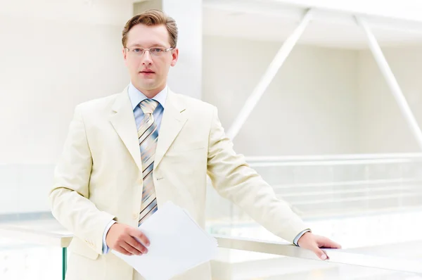 Smiling business man — Stock Photo, Image