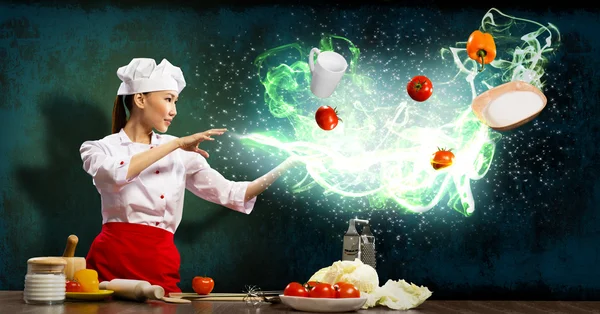 Magia en la cocina — Foto de Stock