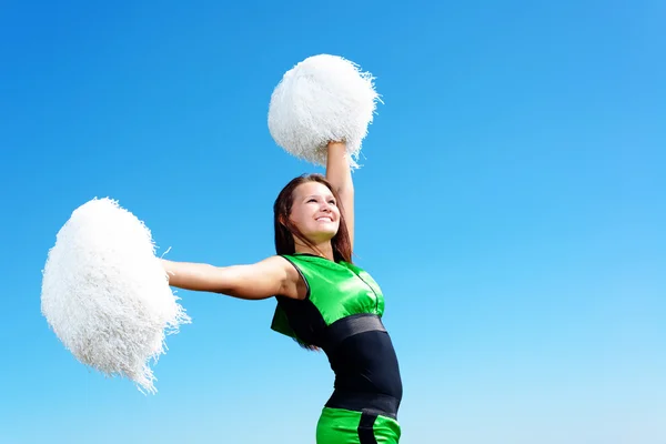 Cheerleader meisje — Stockfoto