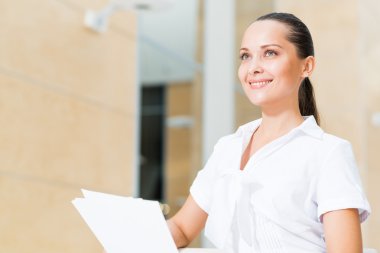 başarılı bir iş kadını portresi